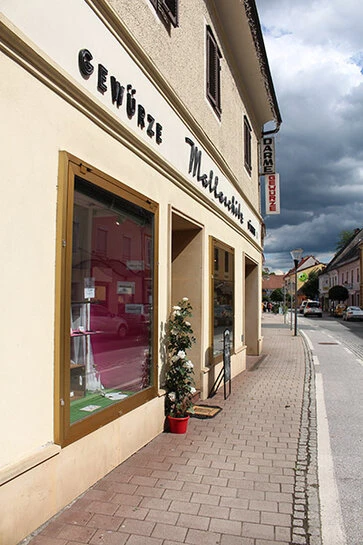 Mallaschitz Gewürze Laden Außenansicht