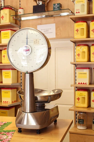 Waage im Laden